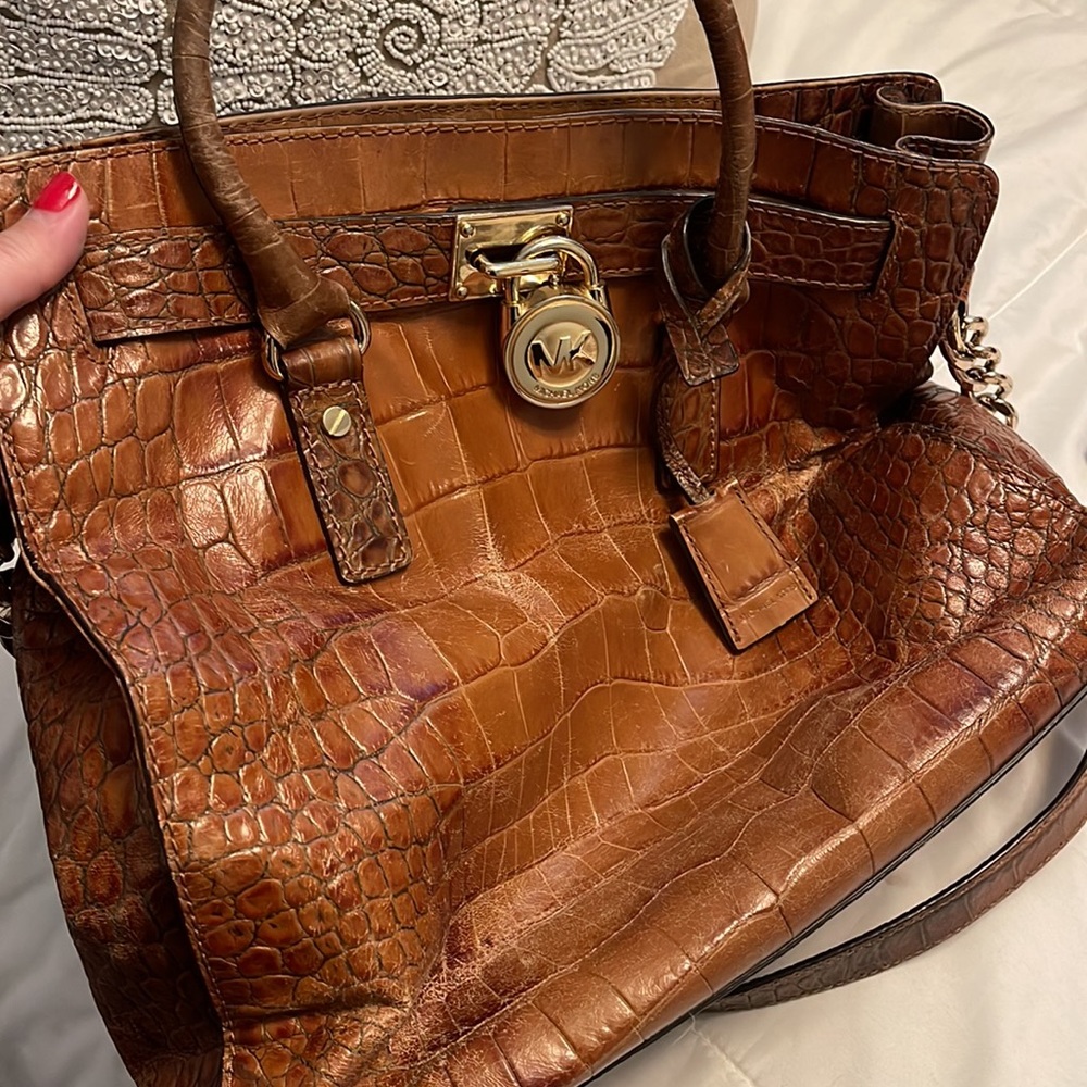 Michael Kors Hamilton Leather Bag